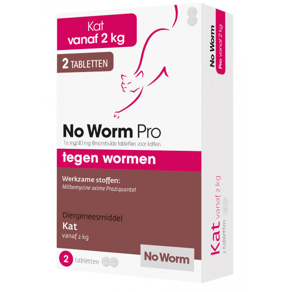 No Worm Pro Kat 4 tabletten