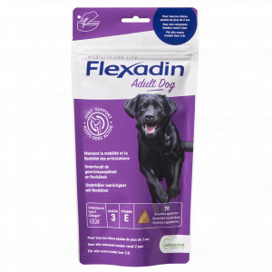 Flexadin Adult Dog Joint Support (70 kauwbrokjes) 3 x 70 tabletten