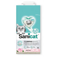 Sanicat Clumping White Rose Petal kattenbakvulling 2 x 8 liter