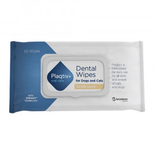 Plaqtiv+ Dental Wipes tandverzorging voor hond en kat 1 verpakking