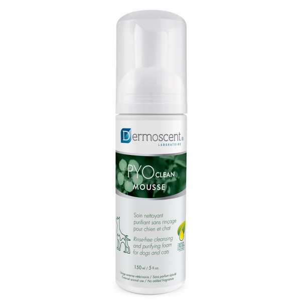 Dermoscent Pyoclean mousse voor hond en kat 2 x 150 ml