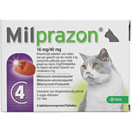 Milprazon Ontwormingsmiddel kat (2-8 kg) 4 tabletten