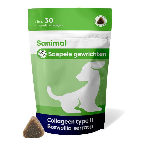 Sanimal Soepele gewrichten met boswellia voor de hond 2 x 90 g