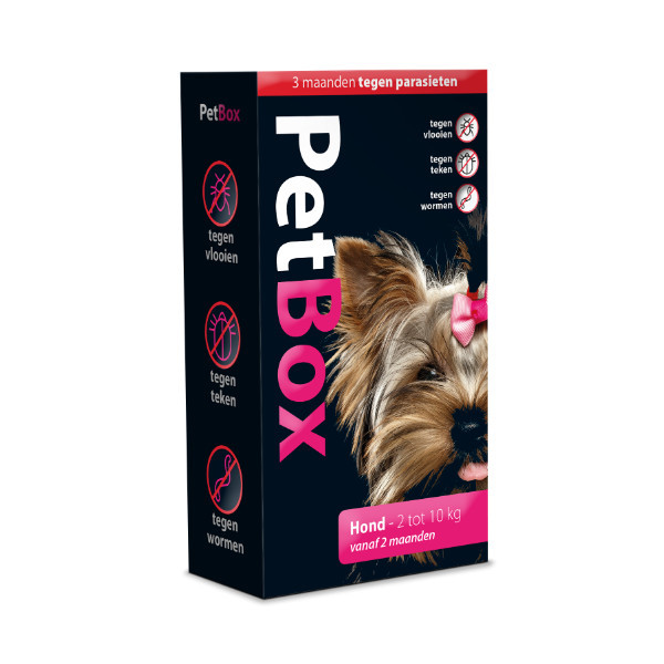 PetBox hond tegen vlooien, teken, wormen Puppy