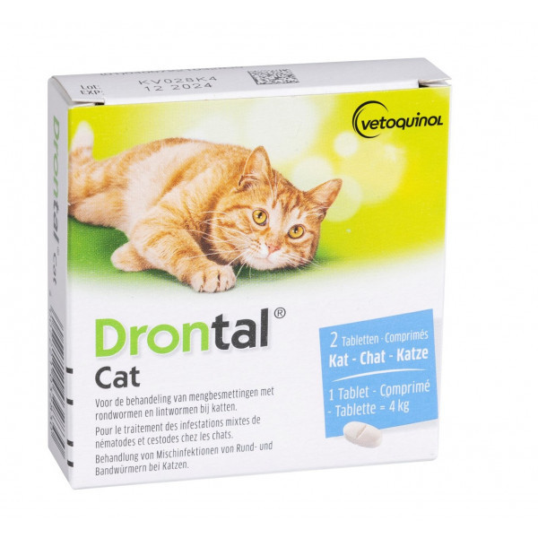 Drontal Cat ontwormingsmiddel kat 2 tabletten