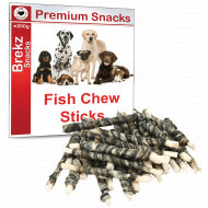 Brekz Premium Fish Chew Sticks honden kauwsnack 200g 6 x 200 g