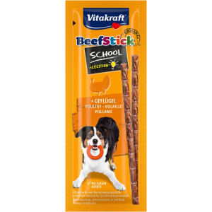 Vitakraft Beefstick School met gevogelte hondensnack (10 st.) 2 verpakkingen