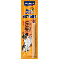 Vitakraft Beefstick Hot Dog met rund hondensnack 2 verpakkingen