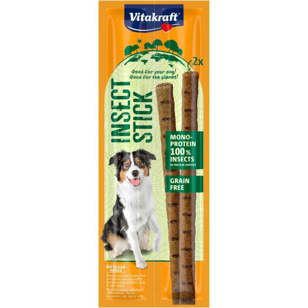 Vitakraft Insectstick hondensnack 2 verpakkingen