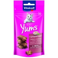 Vitakraft Cat Yums met lever kattensnack (40g) 6 verpakkingen