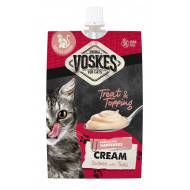 Voskes Cream zalm met tonijn kattensnack (90 g) 1 tray (15 x 90 g)