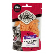 Voskes Soft & Chewy kipfilet reepjes kattensnack (60 g) 5 stuks