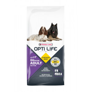 Opti Life Adult Active hondenvoer 2 x 12,5 kg