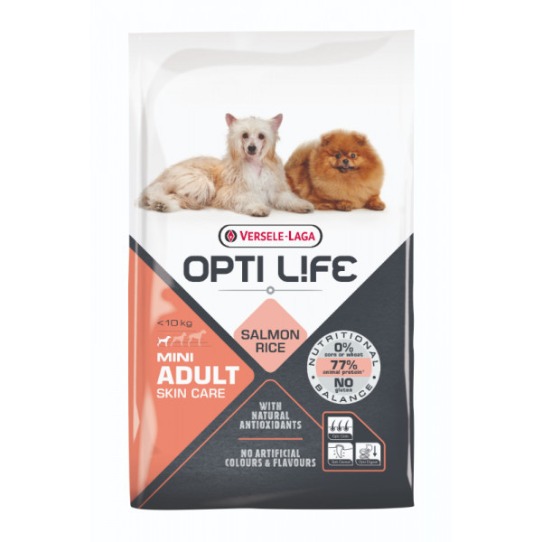 Opti Life Adult Mini Skincare hondenvoer 2,5 kg