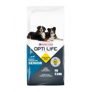 Opti Life Senior Medium/Maxi hondenvoer 12,5 kg