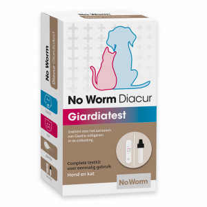 No Worm Diacur Giardiatest voor hond en kat Per verpakking