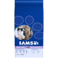 Iams Multi-Cat kip met zalm kattenvoer 15 kg