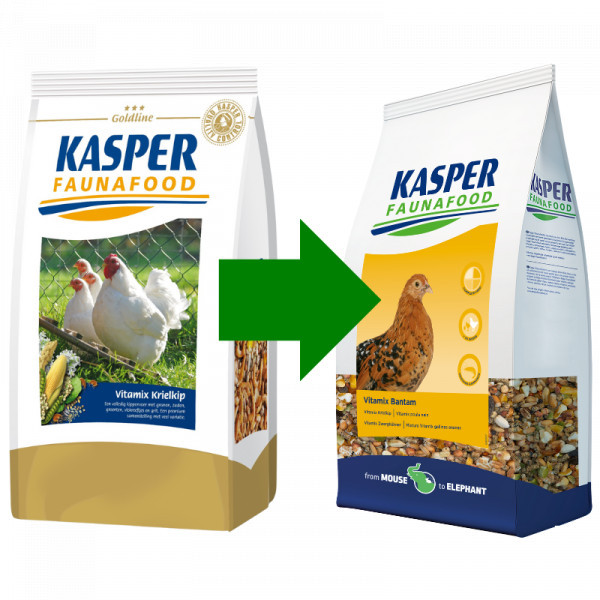 Kasper Faunafood Bantam Vitamix krielkippenvoer 2 x 3 kg