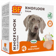 BF Petfood Vlo & Teek tabletten met knoflook en zalmsmaak 2 x 55 stuks