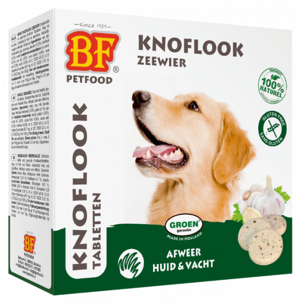 BF Petfood Tabletten Knoflook Zeewier voor de hond 3 verpakkingen