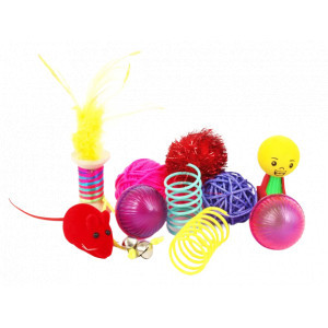 Brekz Cat Toys - Set XL kattenspeeltjes (10 stuks) Per set