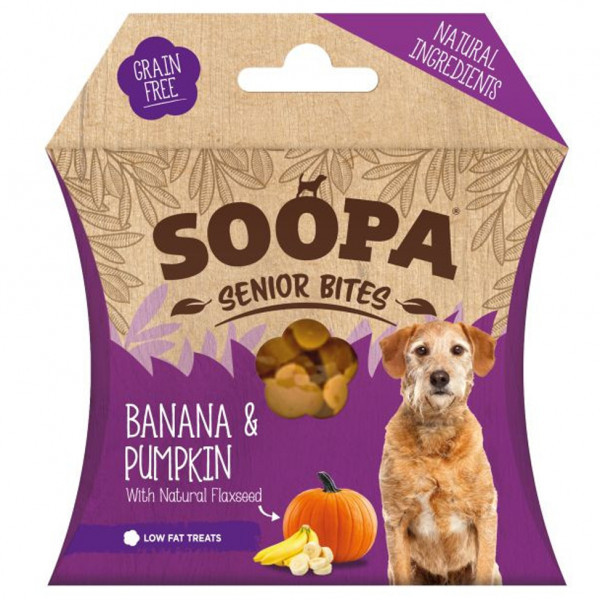 Soopa Bites Senior met pompoen & banaan hondensnack Per stuk