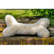 HuggleFleece Bone No Squeak Per stuk