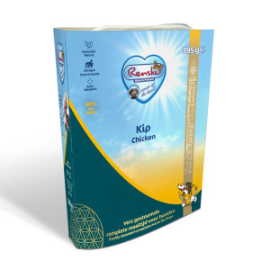 Renske Vers Gestoomd kip hondenvoer (395 gr) 1 tray (10 x 395 g)