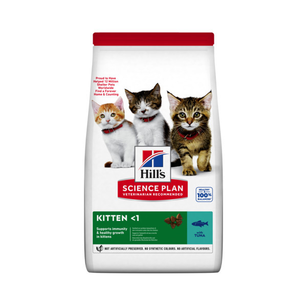 Hill&apos;s Kitten met tonijn kattenvoer 2 x 1,5 kg