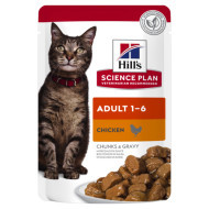 Hill&apos;s Adult kip nat kattenvoer 85 gr 1 doos (12 x 85 g)