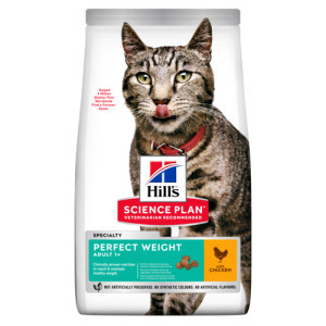 Hill&apos;s Adult Perfect Weight met kip kattenvoer 2 x 7 kg