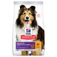 Hill&apos;s Adult Sensitive Stomach & Skin Medium met kip hondenvoer 2 x 14 kg