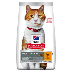 Hill&apos;s Adult Sterilised Cat met kip kattenvoer 15 kg