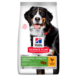 Hill&apos;s Mature Adult Senior Vitality Large Breed met kip & rijst hondenvoer 2 x 14 kg