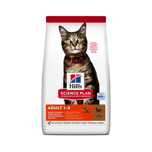 Hill&apos;s Adult met lam & rijst kattenvoer 3 kg