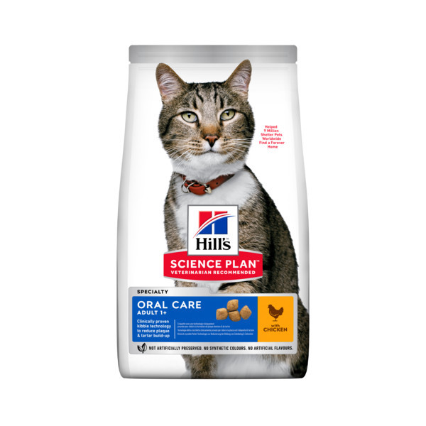 Hill&apos;s Oral Care Adult kattenvoer 1,5 kg