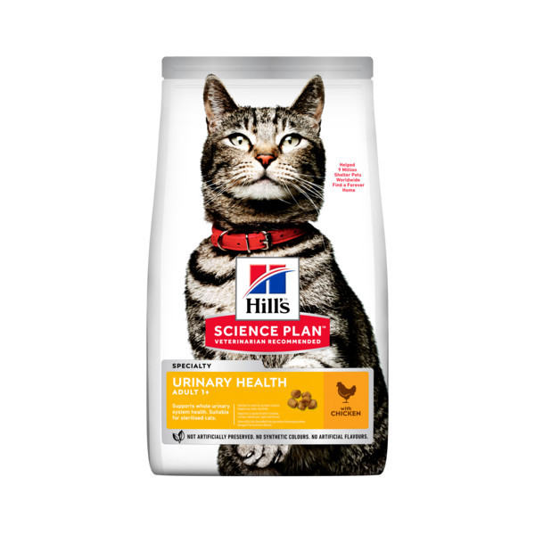 Hill&apos;s Adult Urinary Health met kip kattenvoer 7 kg