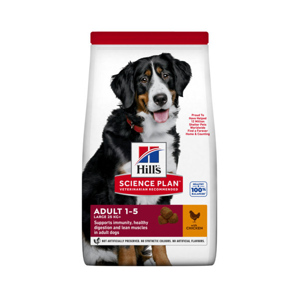 Hill&apos;s Adult Large Breed met kip hondenvoer 2,5 kg