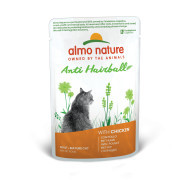 Almo Nature Anti Hairball met kip natvoer kat (70 g) 30 x 70 g