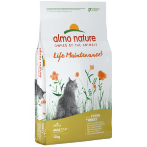 Almo Nature Life Maintenance verse kalkoen kattenvoer 12 kg