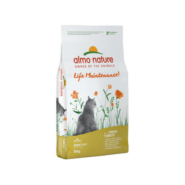 Almo Nature Life Maintenance verse kalkoen kattenvoer 2 x 2 kg