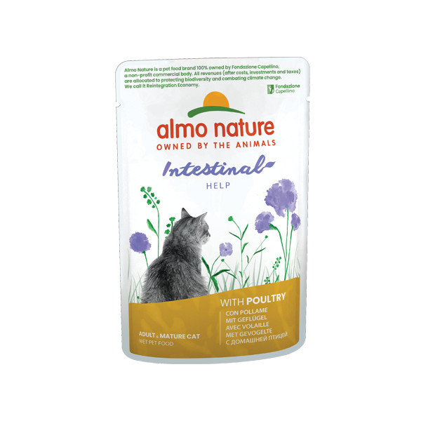 Almo Nature Digestive Help met gevogelte natvoer kat (70 g) 30 x 70 g