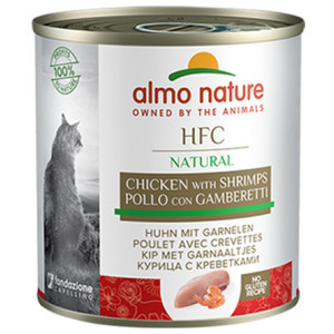 Almo Nature HFC Natural kip met garnalen natvoer kat (280 g) 12 x 280 g