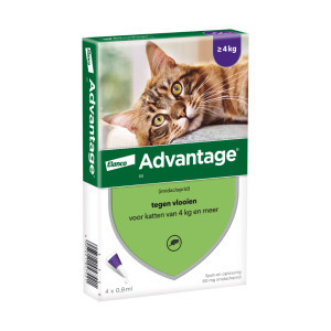 Advantage Nr. 80 Vlooienmiddel (vanaf 4kg) kat 3 verpakkingen