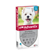 Advantix 100/500 voor honden van 4 tot 10 kg 2 x 6 pipetten