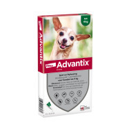 Advantix 40/200 voor honden tot 4 kg 5 x 4 pipetten