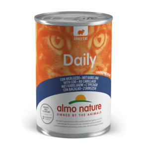 Almo Nature Daily met kabeljauw natvoer kat (400 g) 12 x 400 g