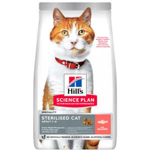 Hill&apos;s Adult Sterilised Cat met zalm kattenvoer 1,5 kg