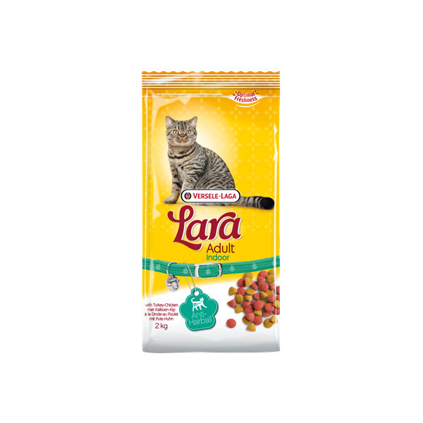 Versele-Laga Lara Adult Indoor kip met kalkoen kattenvoer 2 x 2 kg