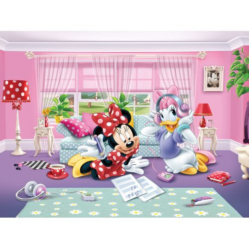 Disney Fotobehang Minnie Mouse Roze, Rood En Paars - 360 X 270 Cm - 600588